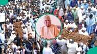 Duniya labari: Hotunan yadda aka gudanar da jana'izar Bamanga Tukur a Adamawa