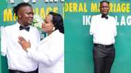 Man who has no hands gets married to his heartthrob at Federal Marriage Registry Ikoyi