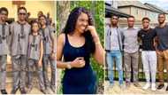 Waiting for my twin girls: Omoni Oboli drops hints as she flaunts handsome hubby and sons in then & now photos