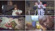 "I give them porridge": Dad who takes care of his 3 newborns alone cries out in video, says he can't buy milk