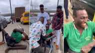 Disabled man goes emotional as kind stranger gifts him wheelchair in video