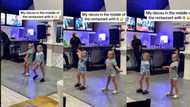 "They ate and left no crumbs": Little girls dance superbly at restaurant, video goes viral on TikTok