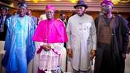 Tinubu, Peter Obi, Jonathan, others meet at Kukah’s 70th birthday