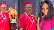 Lady hails father as he remarries years after her mother’s death, shares traditional wedding video