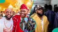 Heartwarming clip as Davido's dad hits dance floor, O.B.O reacts: "Chairman sabi dance, e dey blood"