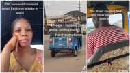 "Let him not think he carried bad luck": Nigerian lady pities keke driver, pays for all empty seats in video
