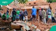 Couple, 3 children, grandmother die as overhead water tank falls on building