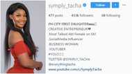 BBNaija 2019 housemate Tacha becomes first female contestant to be verified on Instagram