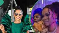 "She is suffocating already": Iyabo Ojo attends Kunle Afod's 50th birthday, trends over her dress