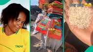 Lady catches traders repackaging locally made rice with branded 'foreign' bags: "Nawa"