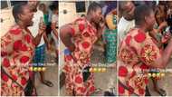 CBN cashless wahala: Nigerian woman makes phone call inside bank, instructs her children at home in video