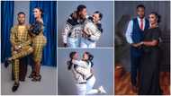 Nigerian couple make big fashion statement with stylish pre-wedding photos showing nice outfits, many react