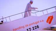 Buhari returns to Abuja, photos show what president did before departing Portugal