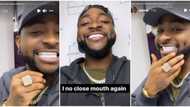 I no close mouth again: Davido shows off expensive new set of white teeth after getting cosmetic procedure
