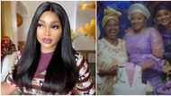 Mercy Aigbe's elder sister reportedly sets their mum's house on fire, tags them 'evildoers' in Facebook post