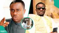 "You will not escape this": Drama as actor Emeka Ike storms INEC office in Abuja over NDC primary election