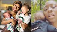 When does it get easier? Korra Obidi in tears, looks longingly at the door as she drops kids with ex-hubby