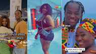 "A real odogwu married me": Single mum of 4 flaunts husband who married her with kids, video melts hearts