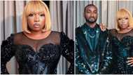 Shimmer and shine: Actress Anita Joseph and husband rock matching outfits
