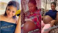 "ASUU no try o": Nigerian lady shows off her baby bump, blames pregnancy on prolonged strike
