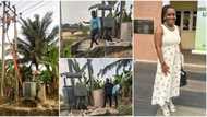 "All these from my pocket": Nigerian lady fixes community's bad transformer herself, pays their NEPA bill