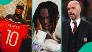 Drama as Man Utd fan, Fireboy DML, is reluctant to speak about his club in video, people taunt him