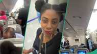 Lagos to London flight: Lady who paid N1.2 million shows tiny aeroplane Air Peace put her in