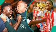 Kanu sparks emotional scenes as Arsenal finally dethrone Manchester City