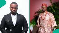 Tosin Silverdam questions God about his big backside and small organ, says “Wetin I wan use am do?”