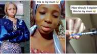 "How should I explain this to my mum?" Nigerian lady shed tears in video after finding out she is pregnant