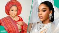 "Is the love real?": Toyin Abraham’s affectionate moment with Uche Montana over Monica sparks reactions