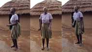 "She should be a model": Lady with black skin dances in village after rainfall, video goes viral on TikTok