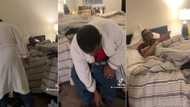 "You're still my wife, move over": Man pays visit to ex lover, takes off his clothes as kids watch in shock