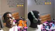 Hilarious moment when mum named Folake 'stones' son in video as he played 'Folake for the Night' by Pheelz