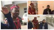 Strange photos of native doctor escorting Sowore to Abuja court in solidarity emerge