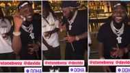 “OBO is back”: New video shows Davido singing and dancing with Stonebwoy in Qatar ahead of world cup finale