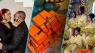 Davido’s wife Chioma raises bar as she gifts her bridesmaids Hermès bags, video trends: “How much is money?”