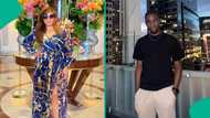 Omotola Jalade-Ekeinde and her son join 'I am a Chosen' trend, video amuses fans: "So beautiful"