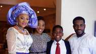 Jay-Jay Okocha's wife and sons