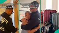 After many years abroad, Nigerian man secretly returns home to see his mother, her reaction melts hearts