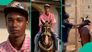 Nigerian man rejoices after buying his first horse, people react to video