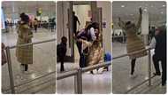 "I miss them & l can't wait for this day": Emotional lady waits to reunite with children at airport
