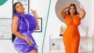 "No wound yourself": Bimbo Ademoye rocks tight corset dress to movie premiere, fans react