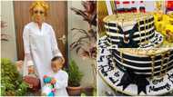 One year after iPhone 11 gift, Tonto Dikeh massively surprises her son's nanny again for birthday