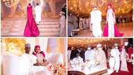 Hotunan shagalin 'Luncheon' na auren Yusuf Buhari da amaryarsa Zahra Bayero