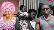 Iyabo Ojo laughs hard at Verydarkman as he drags over Mohbad’s son's paternity test: "She don run"