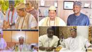 11 celebrities, public figures who have been spotted with Alaafin of Oyo Oba Lamidi Adeyemi III