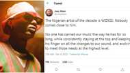 Singer Wizkid gets crowned by Twitter user as Nigerian artiste of the decade