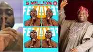 Fans react as Davido calls Dele Momodu 'daddy' for congratulating him on Fem's streaming numbers