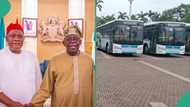 BREAKING: Tinubu commissions CNG buses in Abuja, details emerge